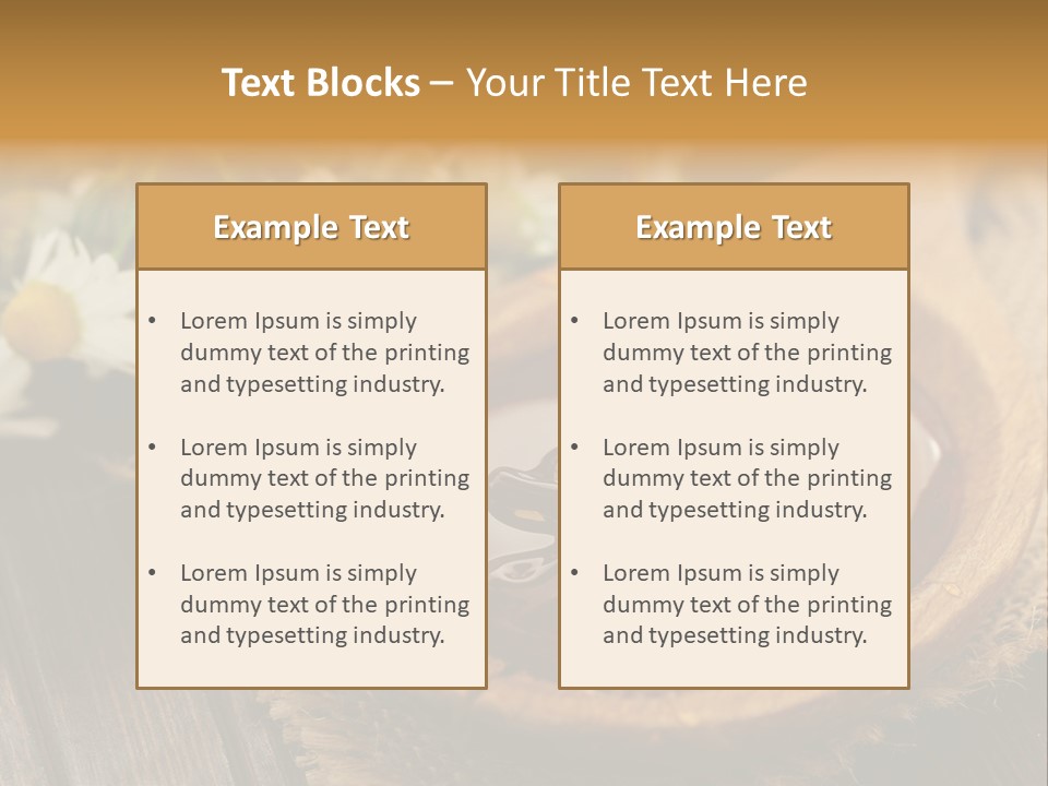Sacking Delicious Rural PowerPoint Template