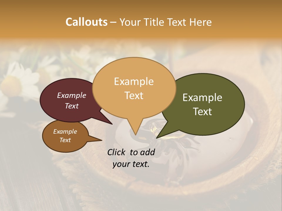 Sacking Delicious Rural PowerPoint Template