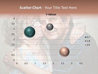 Two Kiss Retirement PowerPoint Template