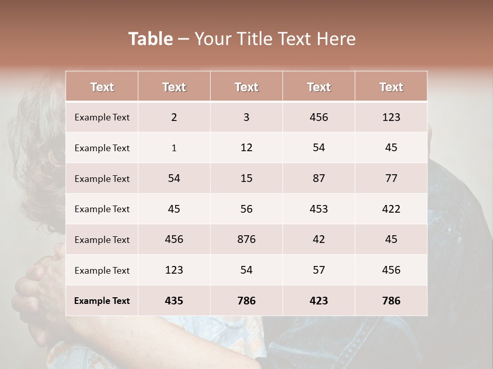 Two Kiss Retirement PowerPoint Template