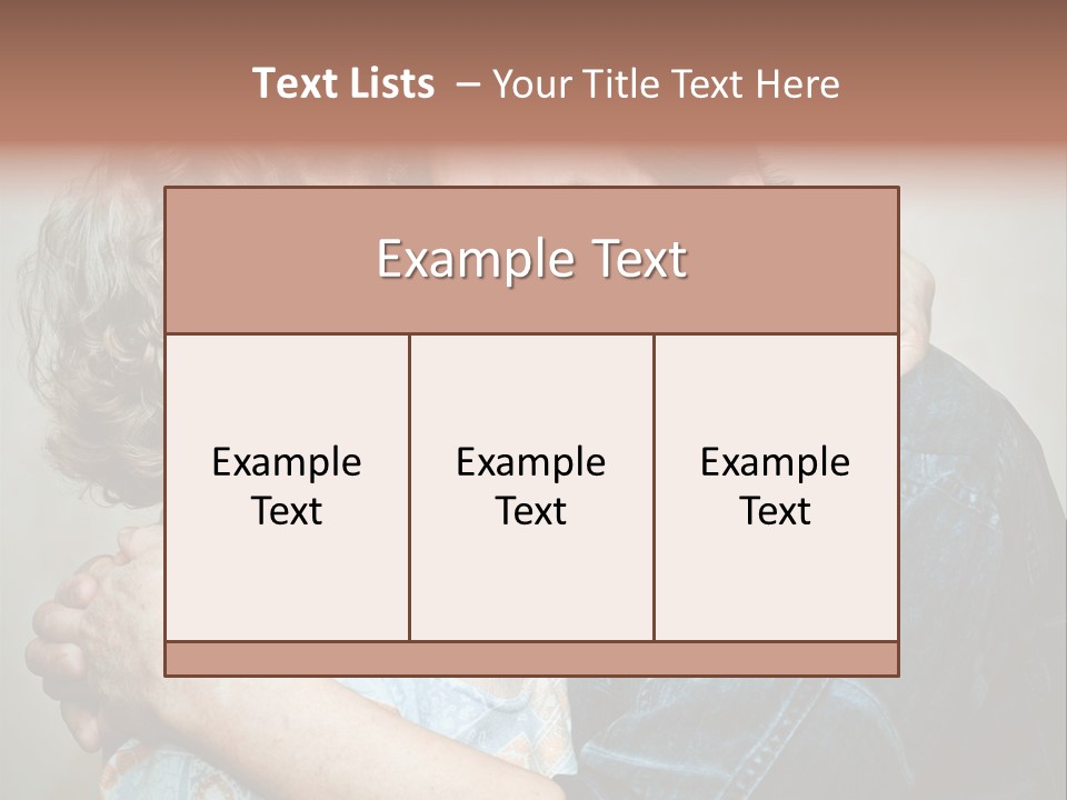 Two Kiss Retirement PowerPoint Template