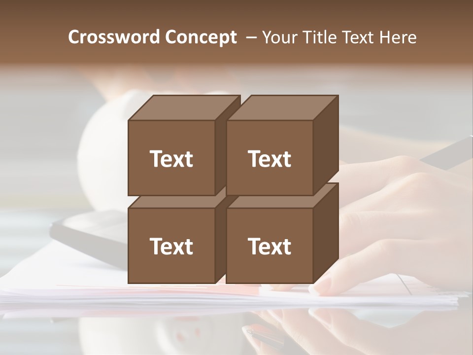 Economy Analyze Glasses PowerPoint Template