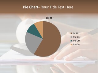 Economy Analyze Glasses PowerPoint Template