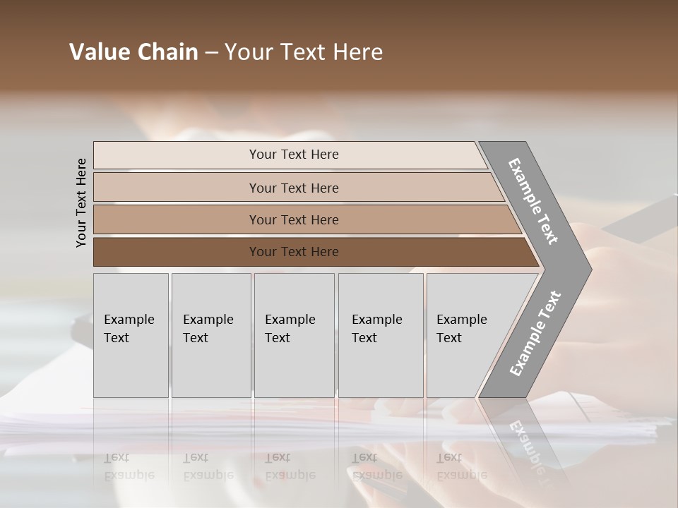 Economy Analyze Glasses PowerPoint Template