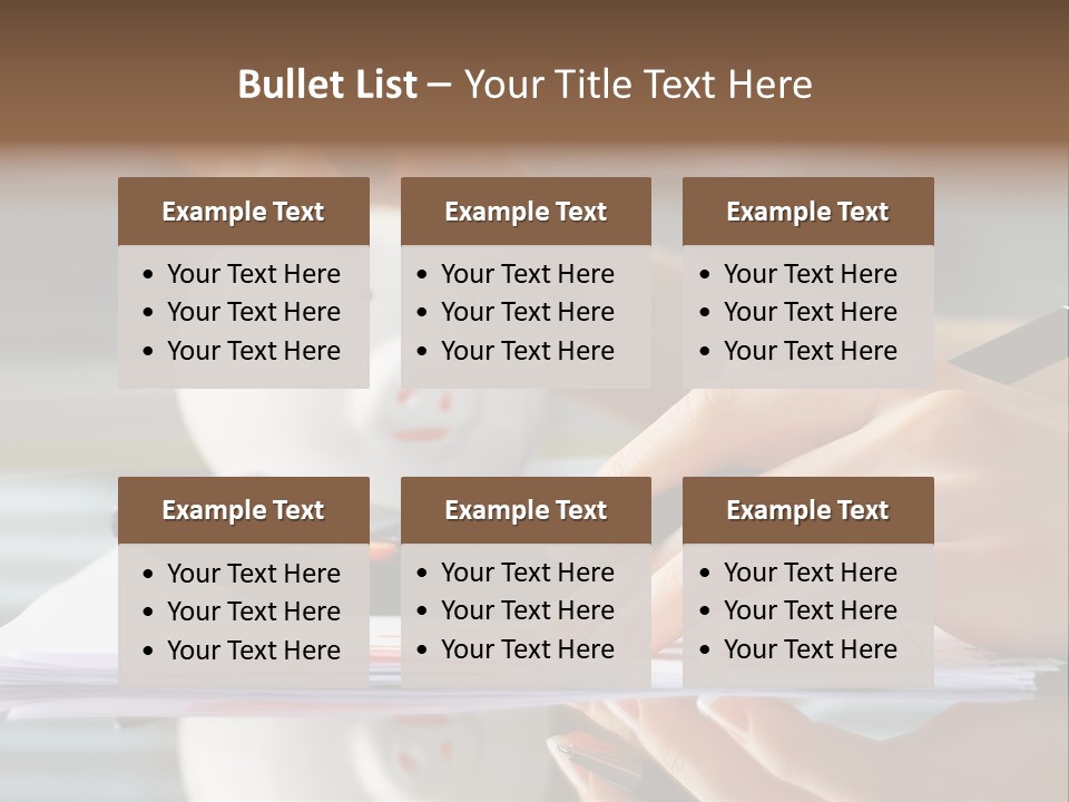Economy Analyze Glasses PowerPoint Template