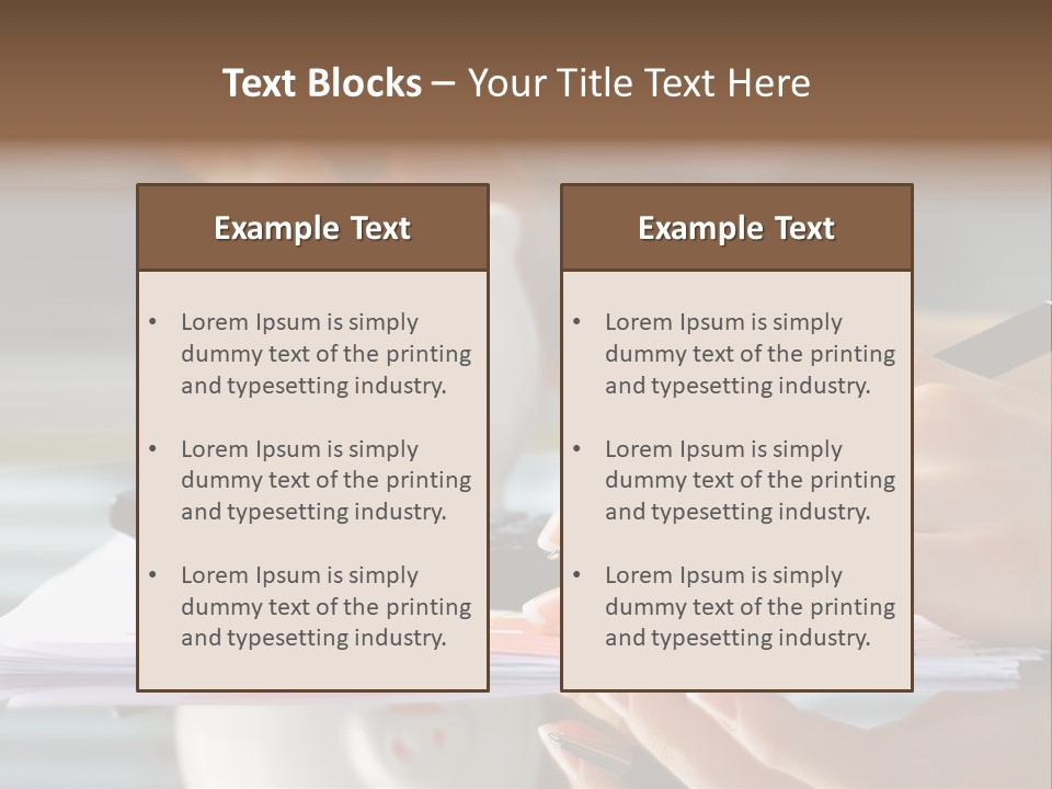 Economy Analyze Glasses PowerPoint Template