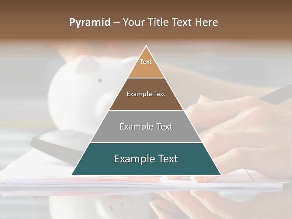 Economy Analyze Glasses PowerPoint Template