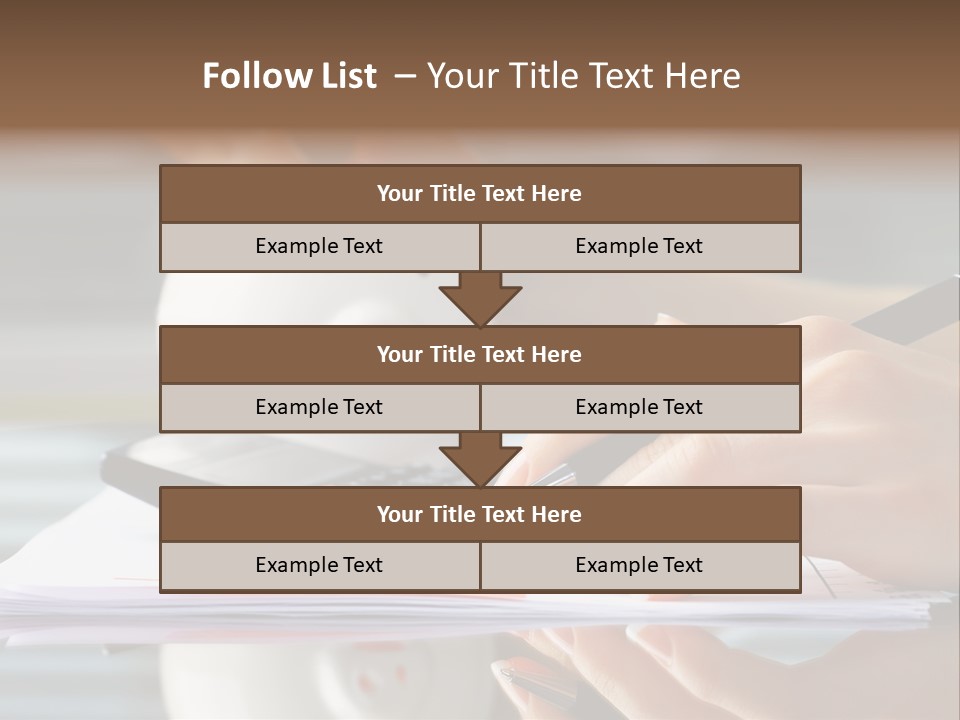 Economy Analyze Glasses PowerPoint Template