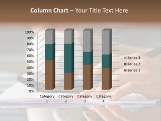 Economy Analyze Glasses PowerPoint Template