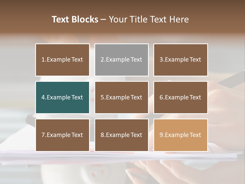 Economy Analyze Glasses PowerPoint Template