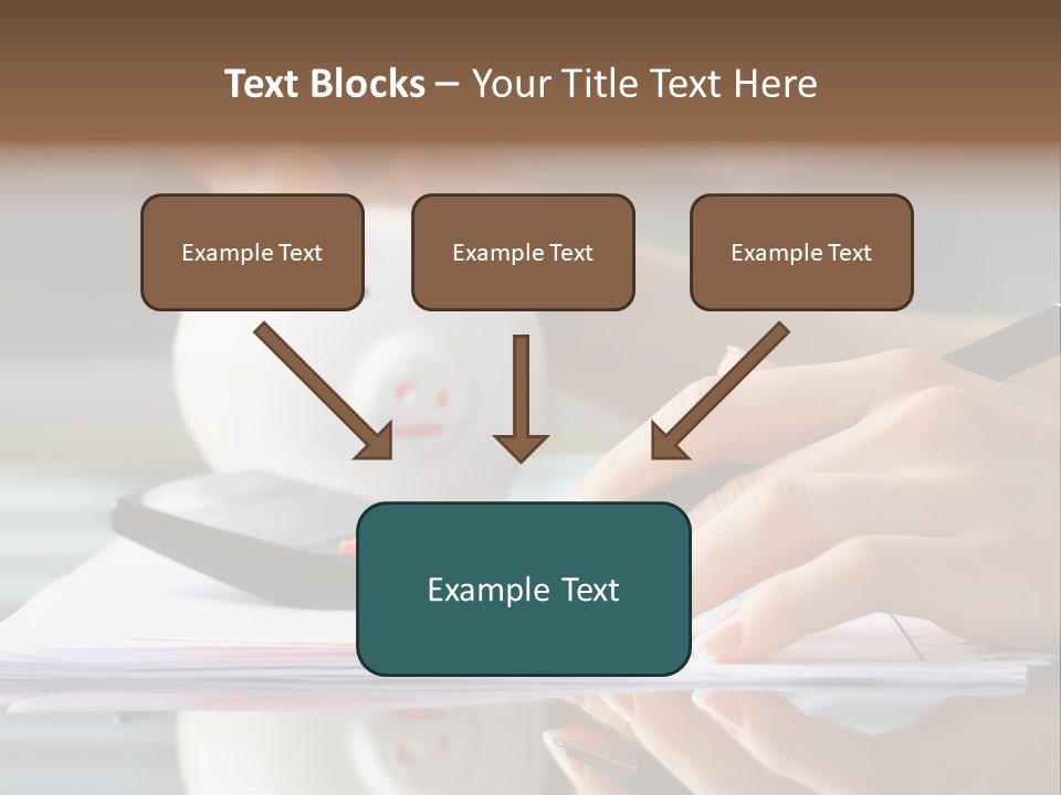 Economy Analyze Glasses PowerPoint Template