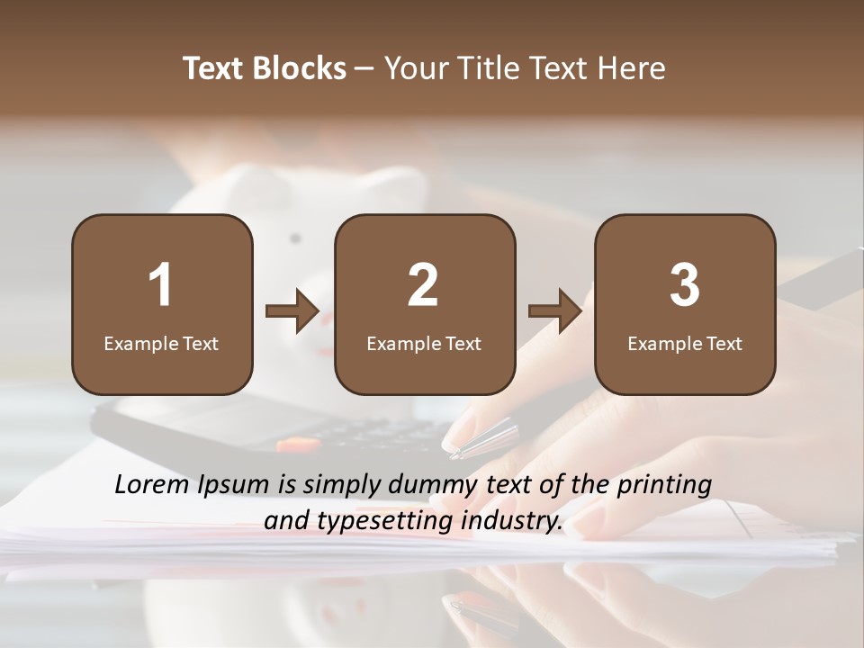 Economy Analyze Glasses PowerPoint Template