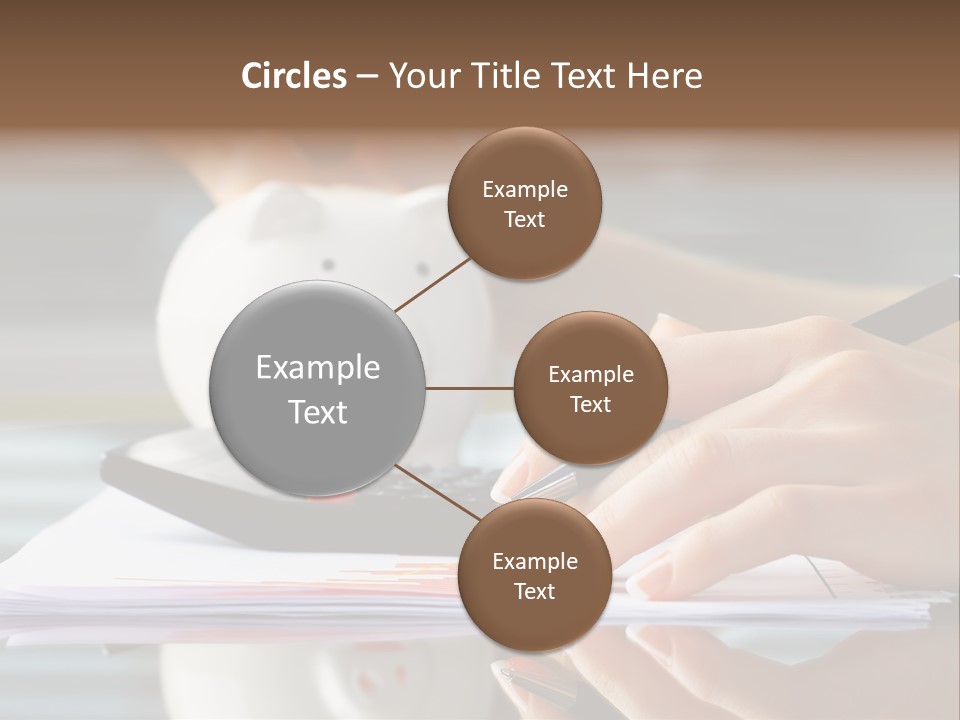 Economy Analyze Glasses PowerPoint Template