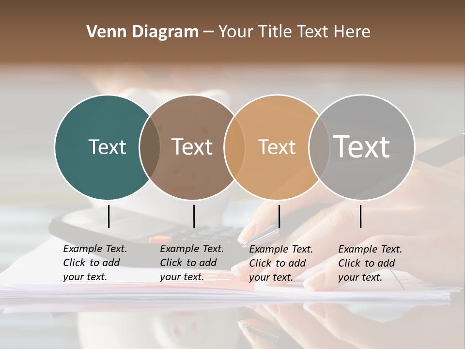 Economy Analyze Glasses PowerPoint Template