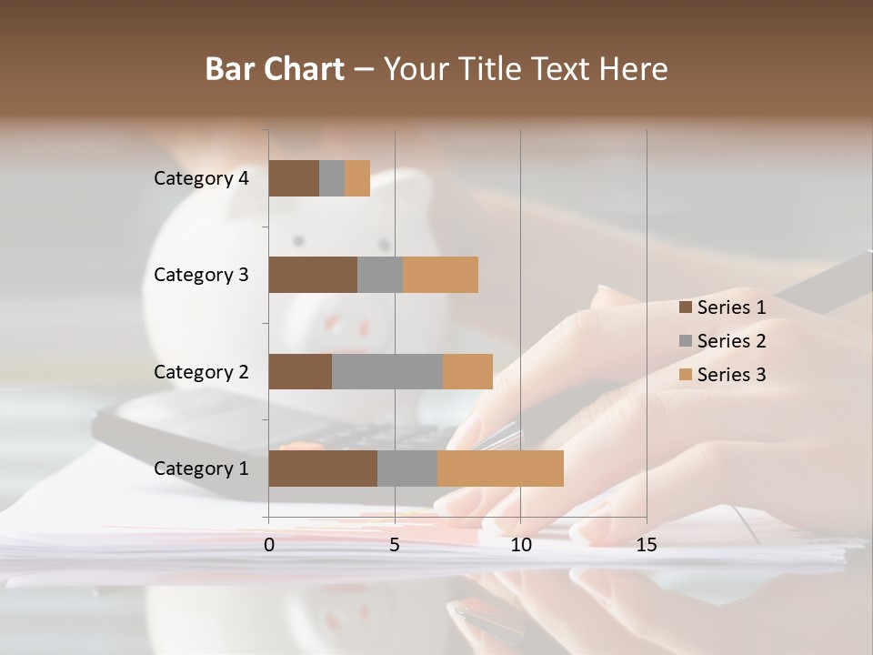 Economy Analyze Glasses PowerPoint Template