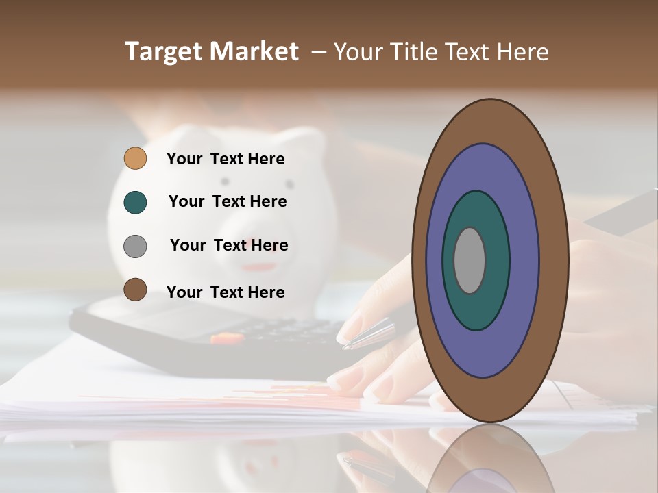 Economy Analyze Glasses PowerPoint Template