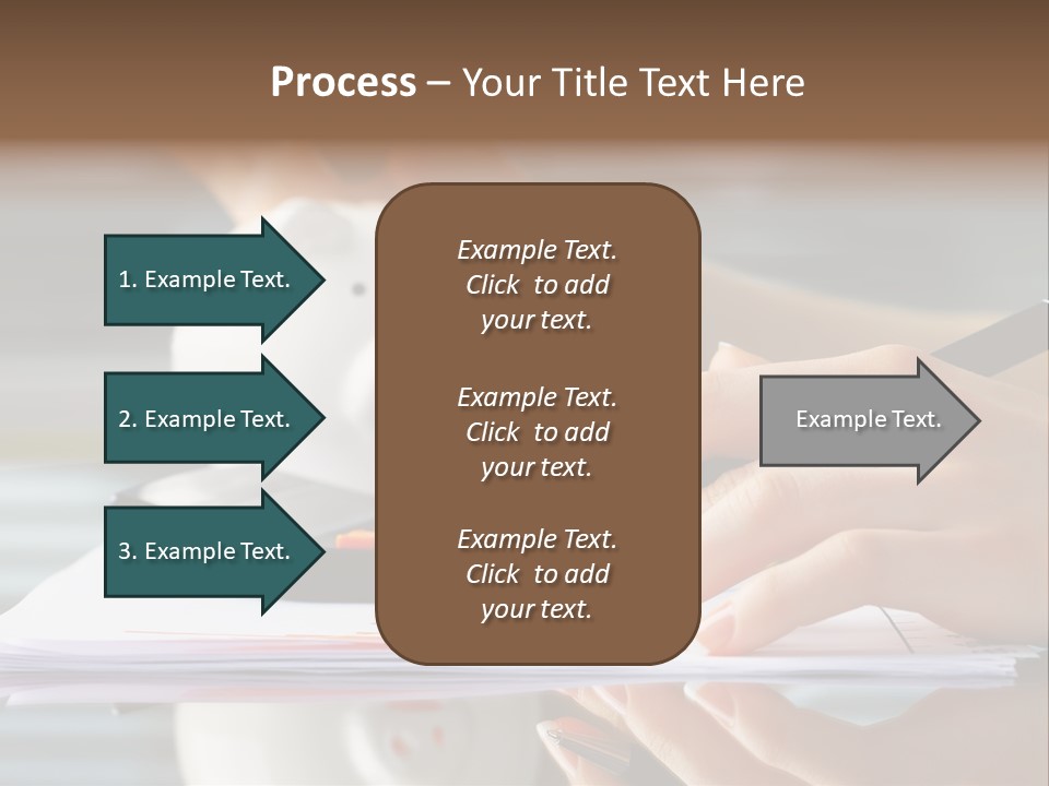 Economy Analyze Glasses PowerPoint Template