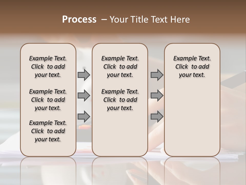 Economy Analyze Glasses PowerPoint Template