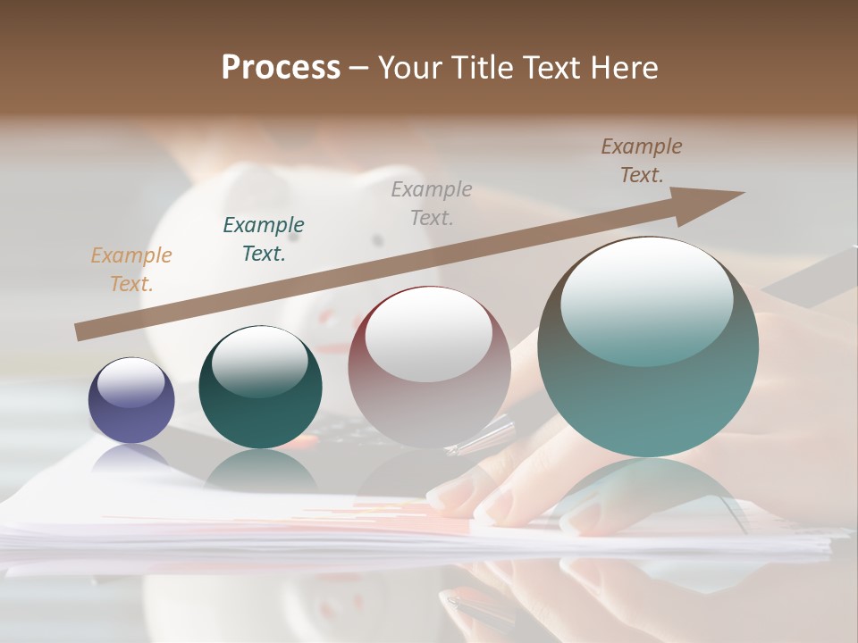 Economy Analyze Glasses PowerPoint Template