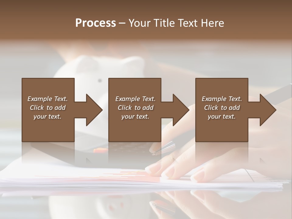 Economy Analyze Glasses PowerPoint Template