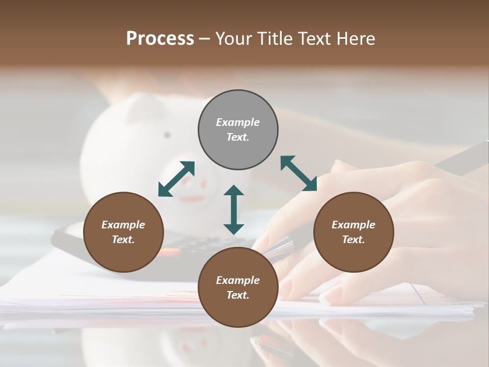 Economy Analyze Glasses PowerPoint Template