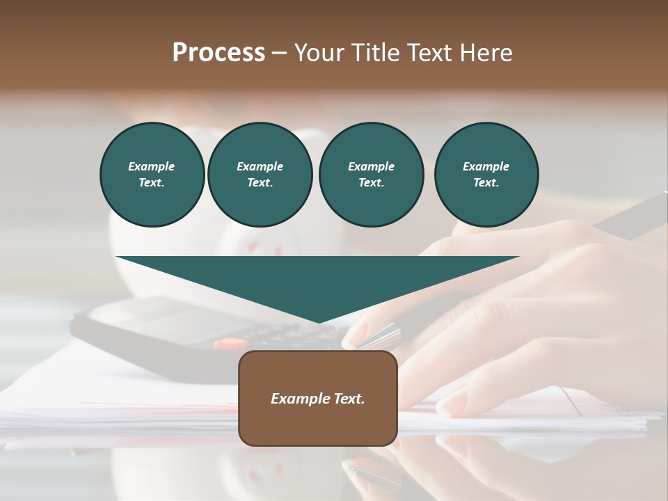 Economy Analyze Glasses PowerPoint Template