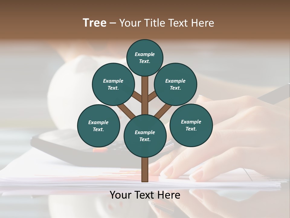 Economy Analyze Glasses PowerPoint Template