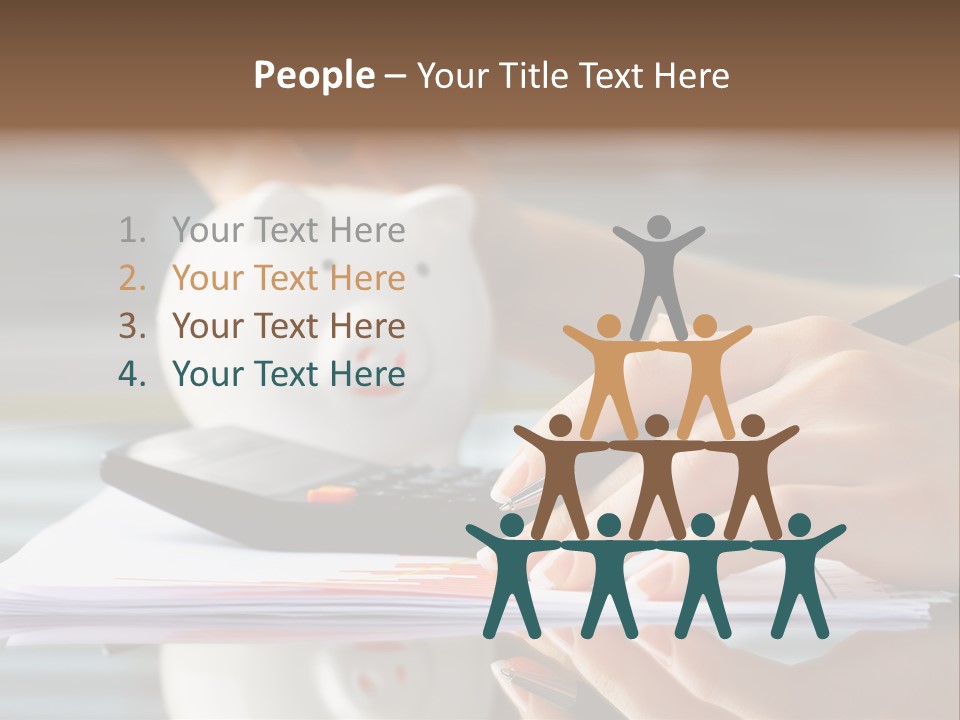 Economy Analyze Glasses PowerPoint Template