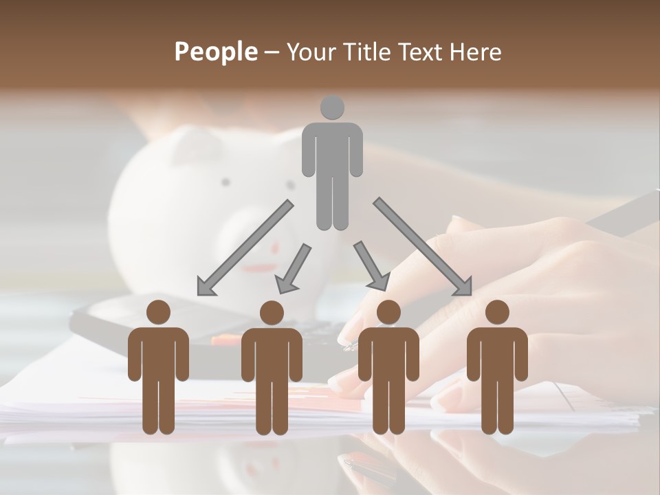 Economy Analyze Glasses PowerPoint Template