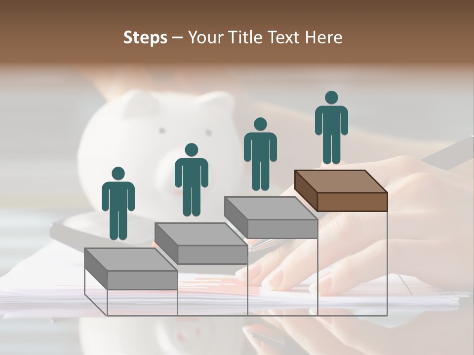 Economy Analyze Glasses PowerPoint Template