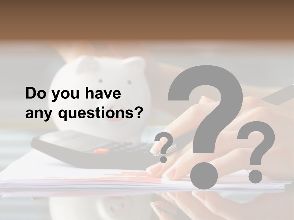 Economy Analyze Glasses PowerPoint Template