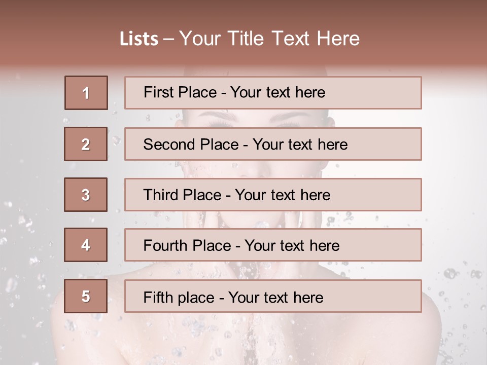 Wash Studio Healthy PowerPoint Template