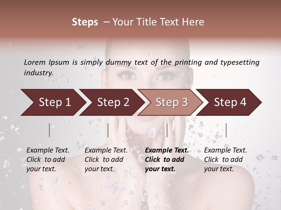 Wash Studio Healthy PowerPoint Template