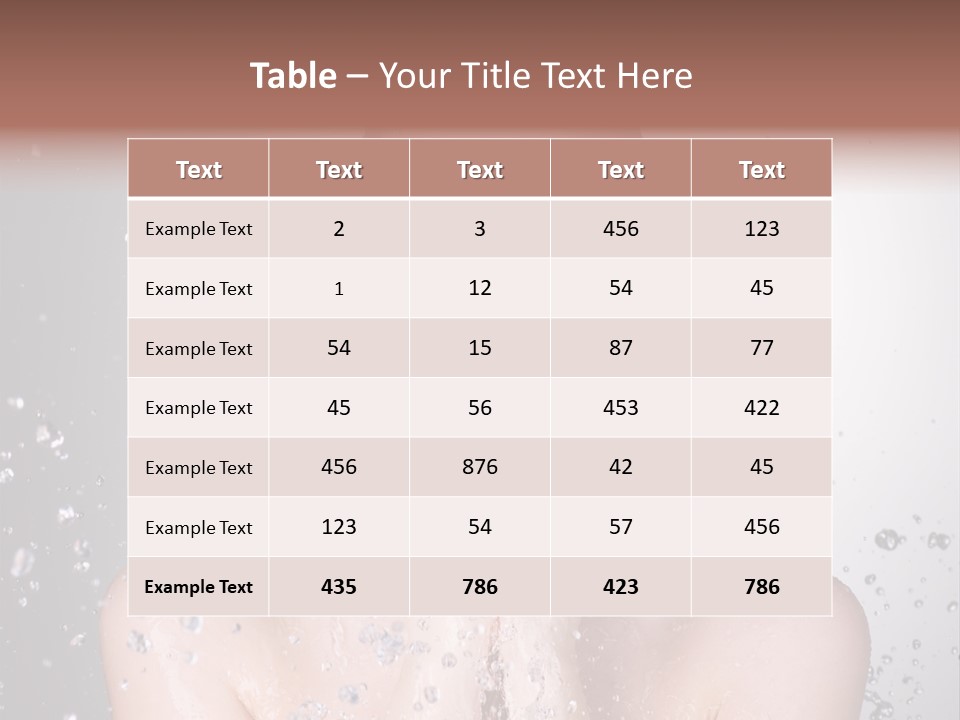 Wash Studio Healthy PowerPoint Template