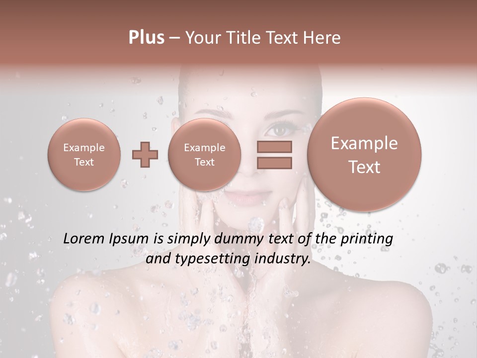 Wash Studio Healthy PowerPoint Template