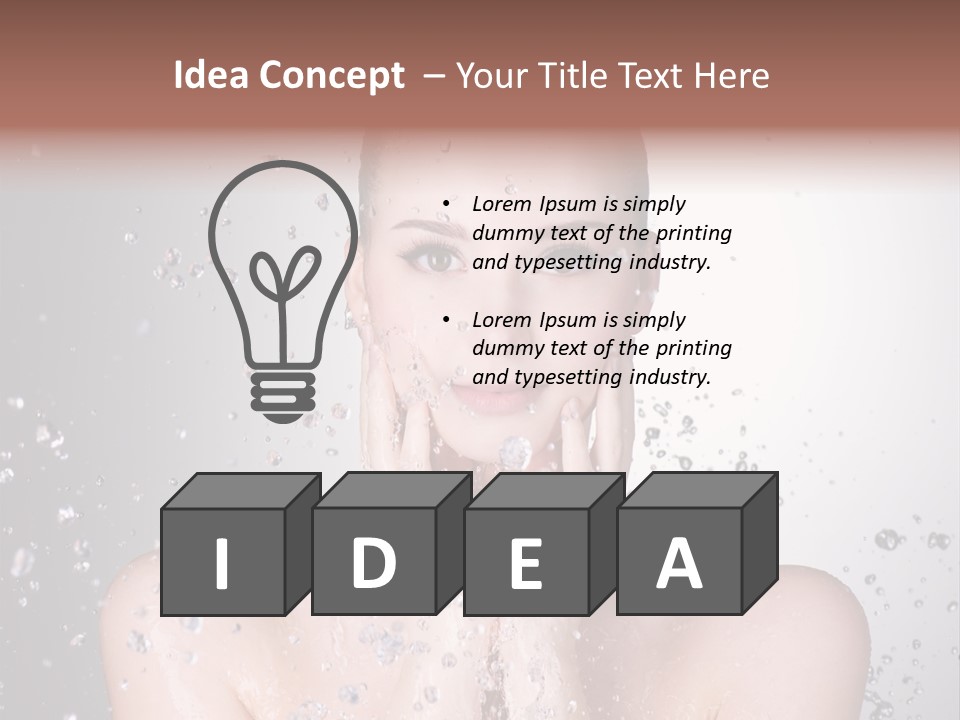 Wash Studio Healthy PowerPoint Template