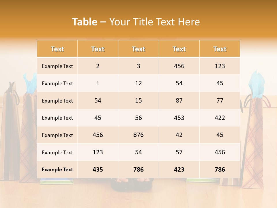 Store Buying Shopaholic PowerPoint Template