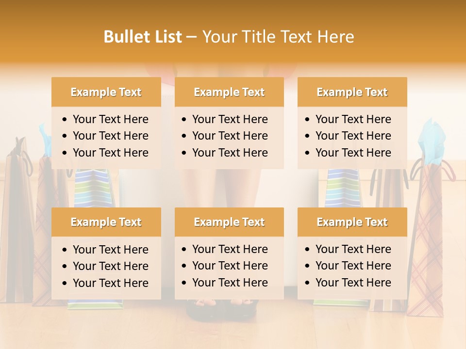 Store Buying Shopaholic PowerPoint Template