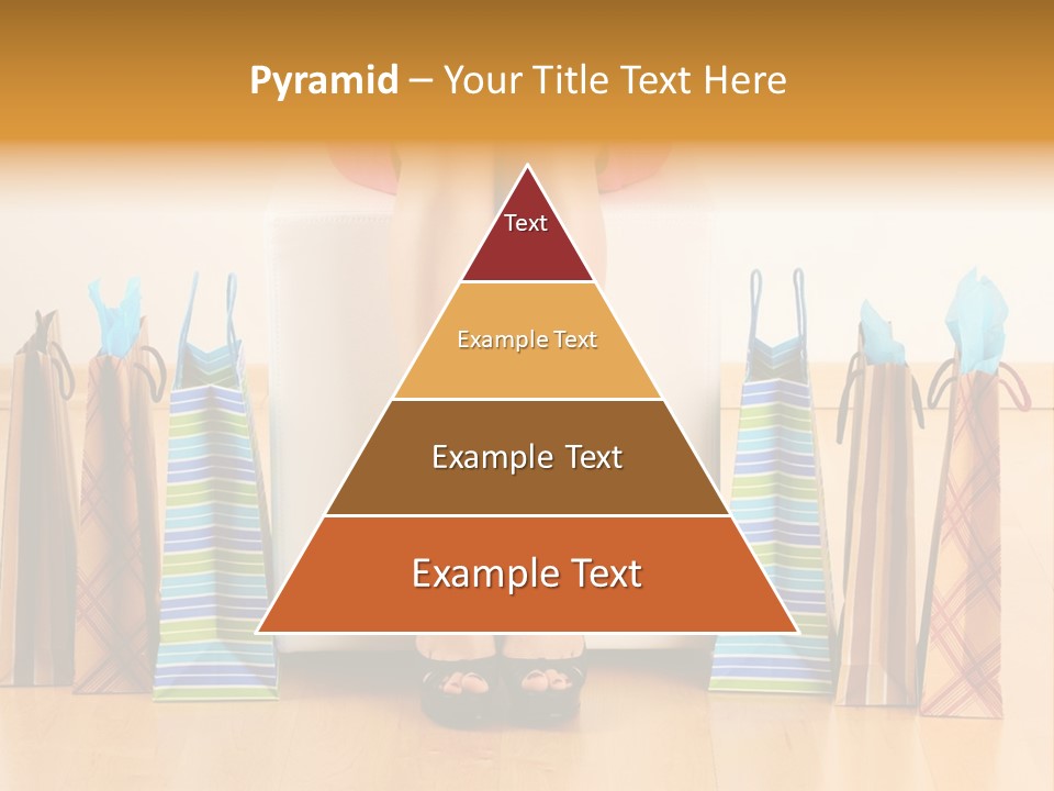 Store Buying Shopaholic PowerPoint Template