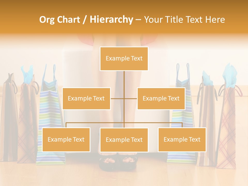 Store Buying Shopaholic PowerPoint Template