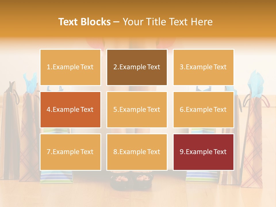 Store Buying Shopaholic PowerPoint Template
