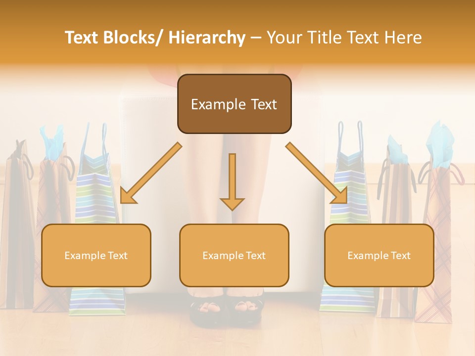 Store Buying Shopaholic PowerPoint Template