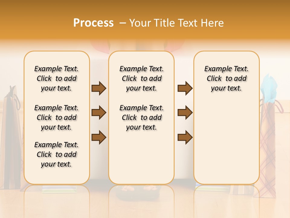 Store Buying Shopaholic PowerPoint Template