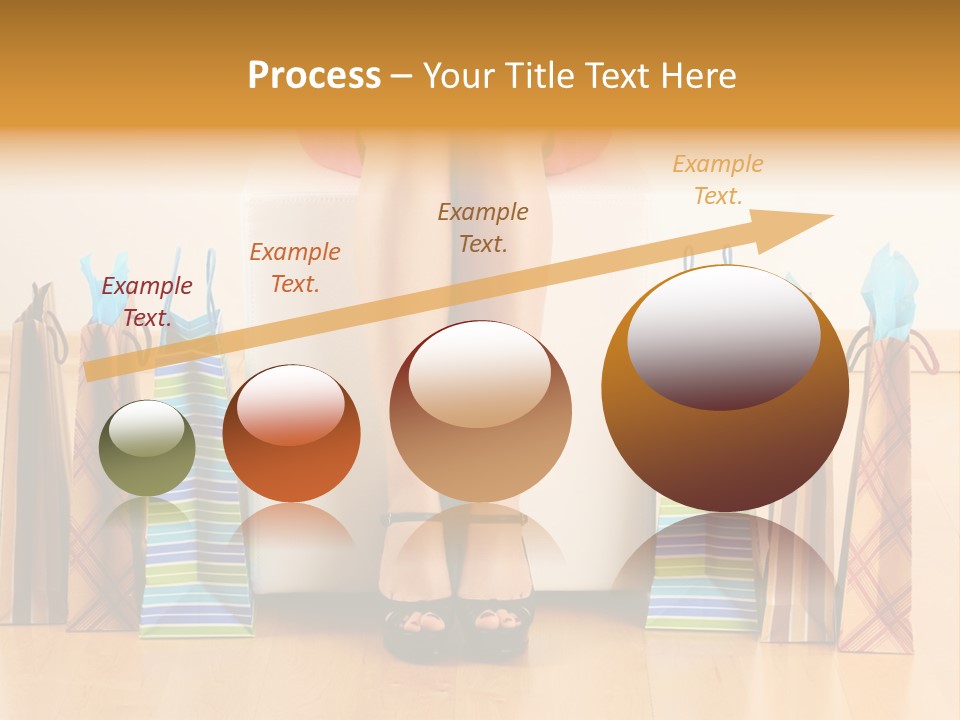 Store Buying Shopaholic PowerPoint Template