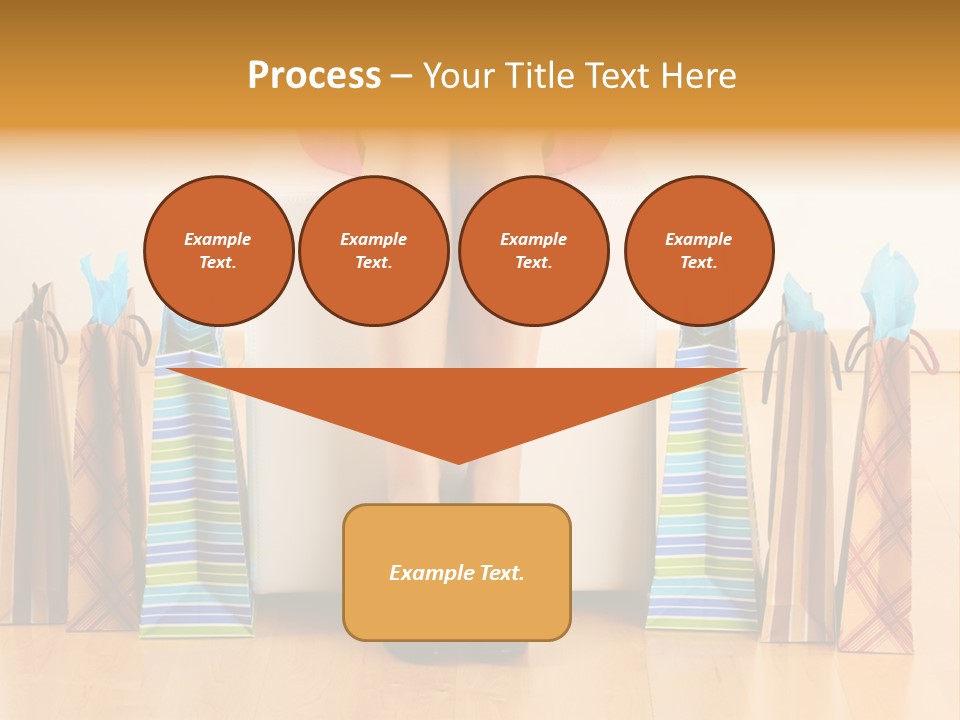 Store Buying Shopaholic PowerPoint Template