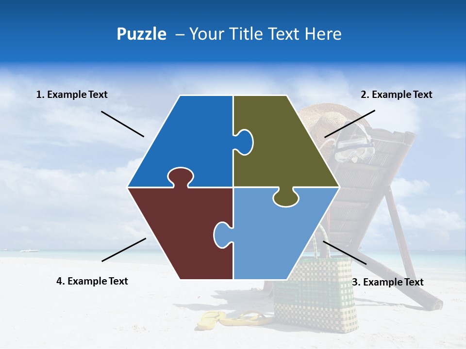 Tranquil Snorkel Chaiselounge PowerPoint Template