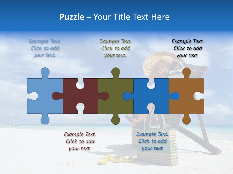 Tranquil Snorkel Chaiselounge PowerPoint Template