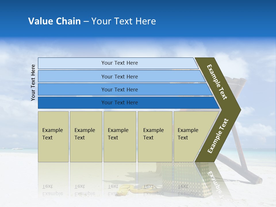 Tranquil Snorkel Chaiselounge PowerPoint Template