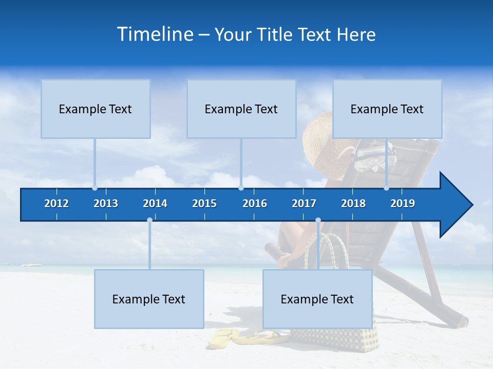 Tranquil Snorkel Chaiselounge PowerPoint Template