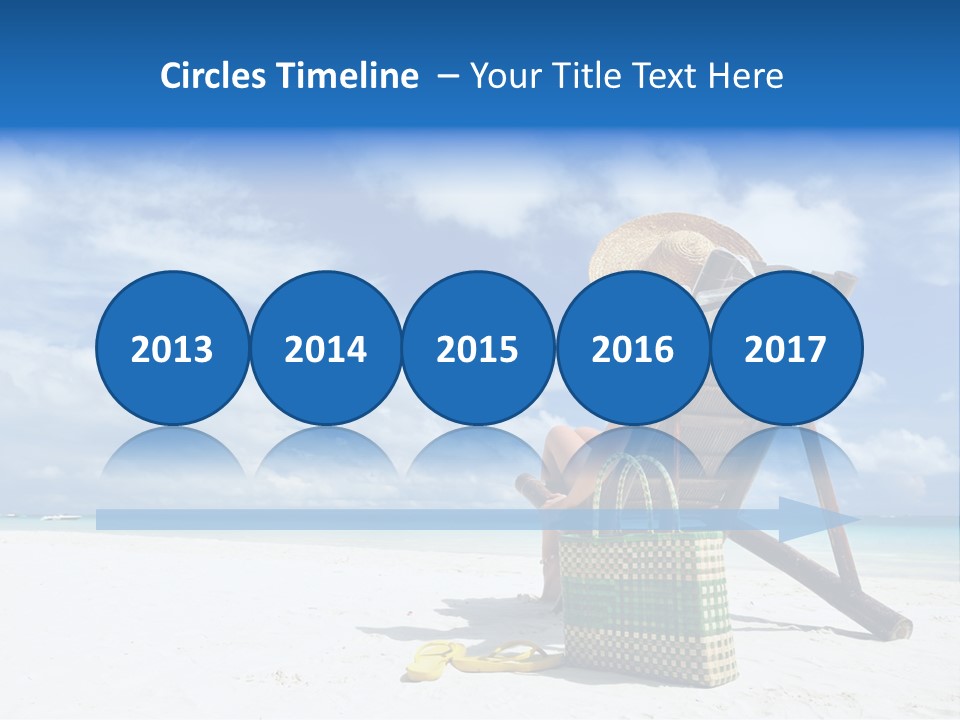 Tranquil Snorkel Chaiselounge PowerPoint Template